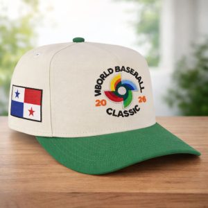 Panama 2026 World Baseball Classic Chrome White Snapback Hat