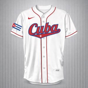 Cuba 2026 World Baseball Classic Jersey 1