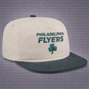 2026 Philadelphia Flyers Patrick’s Day Metallic Hat 1
