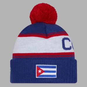 Cuba 2026 World Baseball Classic Knit Beanie Hat 1