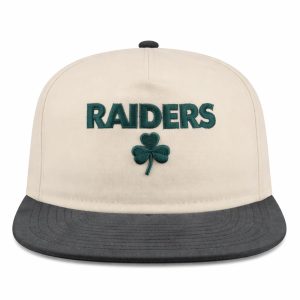 2026 Las Vegas Raiders Patrick’s Day Metallic Hat
