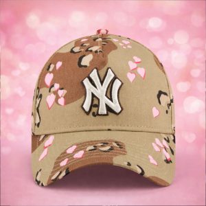 2026 New York Yankees Camo Hearts Valentine’s Day Hat