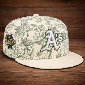 Oakland Athletics World Series Spring Floral Hat 1 Oakland Athletics World Series Spring Floral Hat