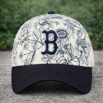 Boston Red Sox Spring Floral Navy Snapback Hat