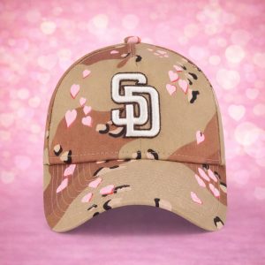 2026 San Diego Padres Camo Hearts Valentine’s Day Hat