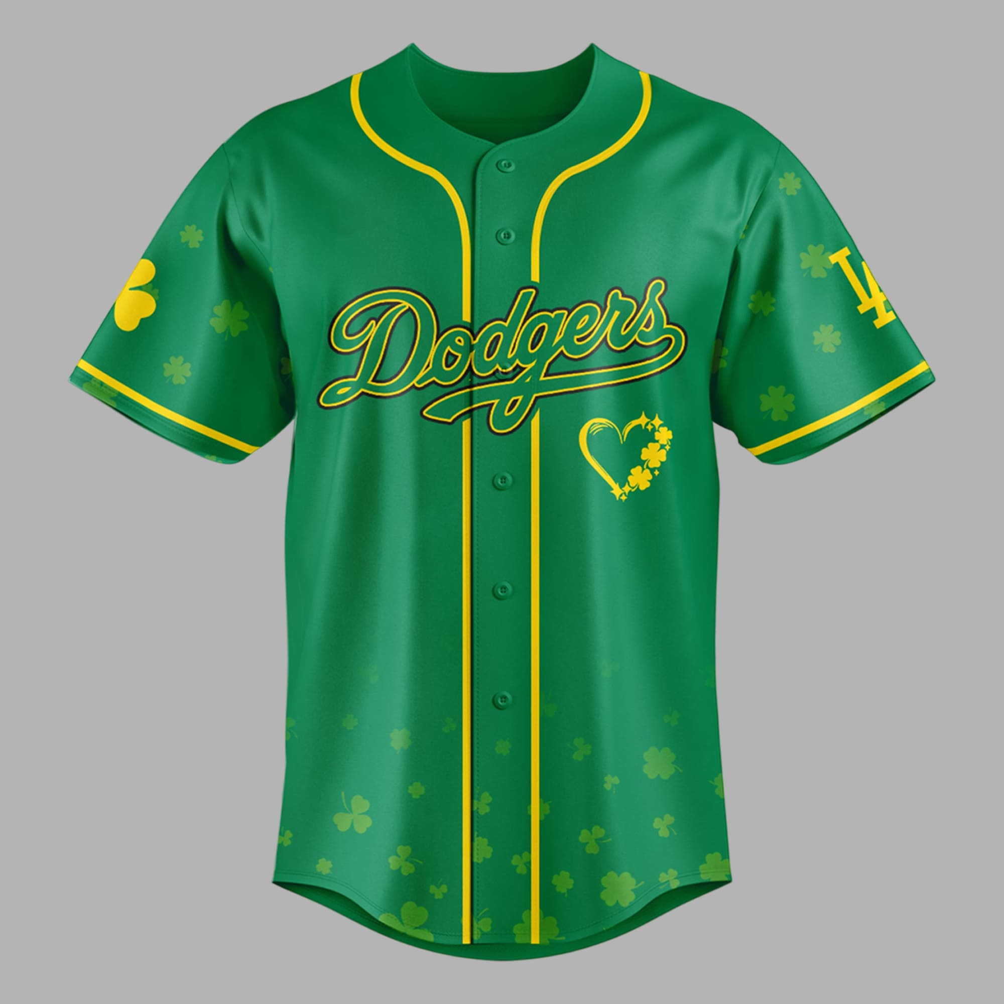 Dodgers 2026 Patrick’s Day Lucky Custom Jersey Dodgers 2026 Patrick’s Day Lucky Custom Jersey