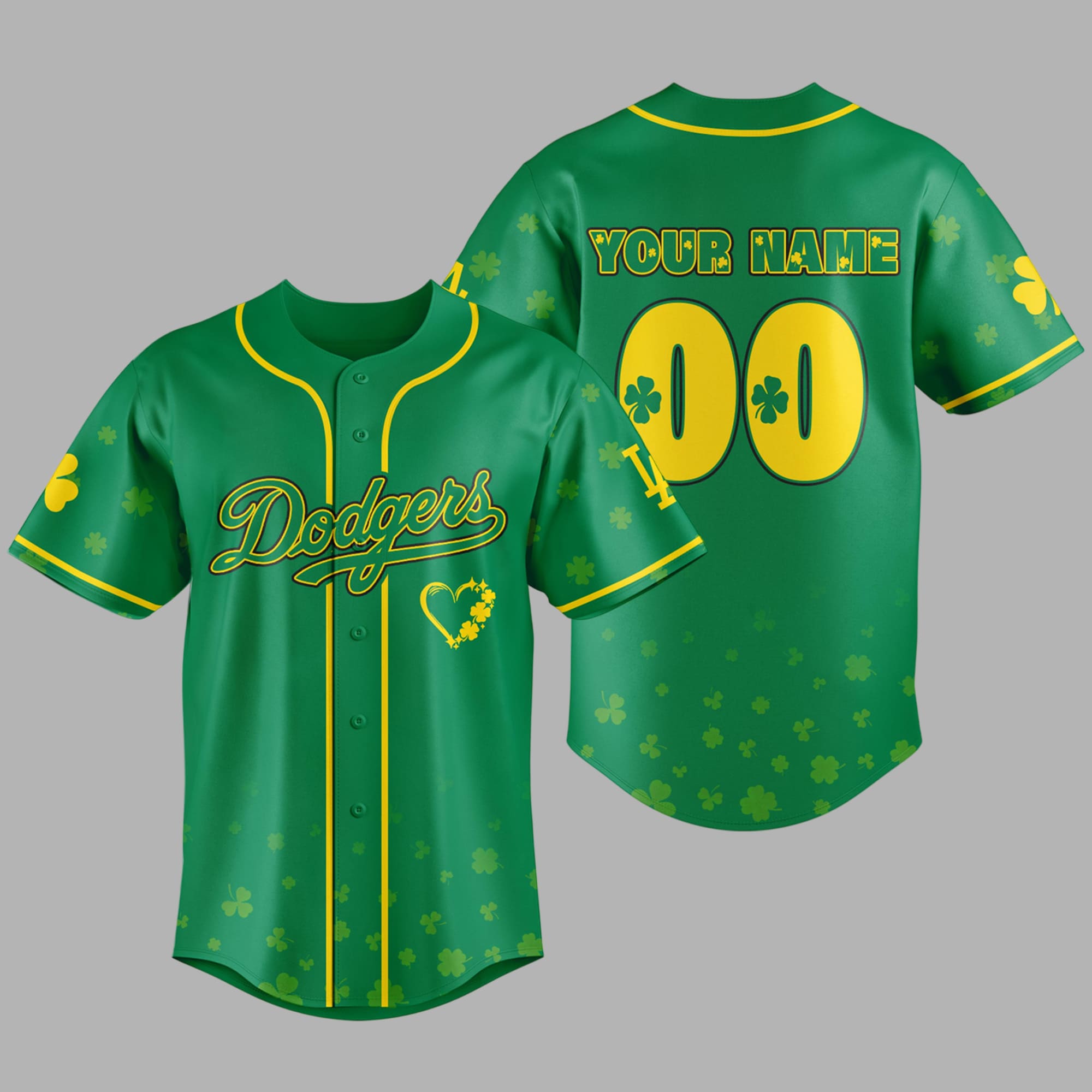 Dodgers 2026 Patrick’s Day Lucky Custom Jersey Dodgers 2026 Patrick’s Day Lucky Custom Jersey