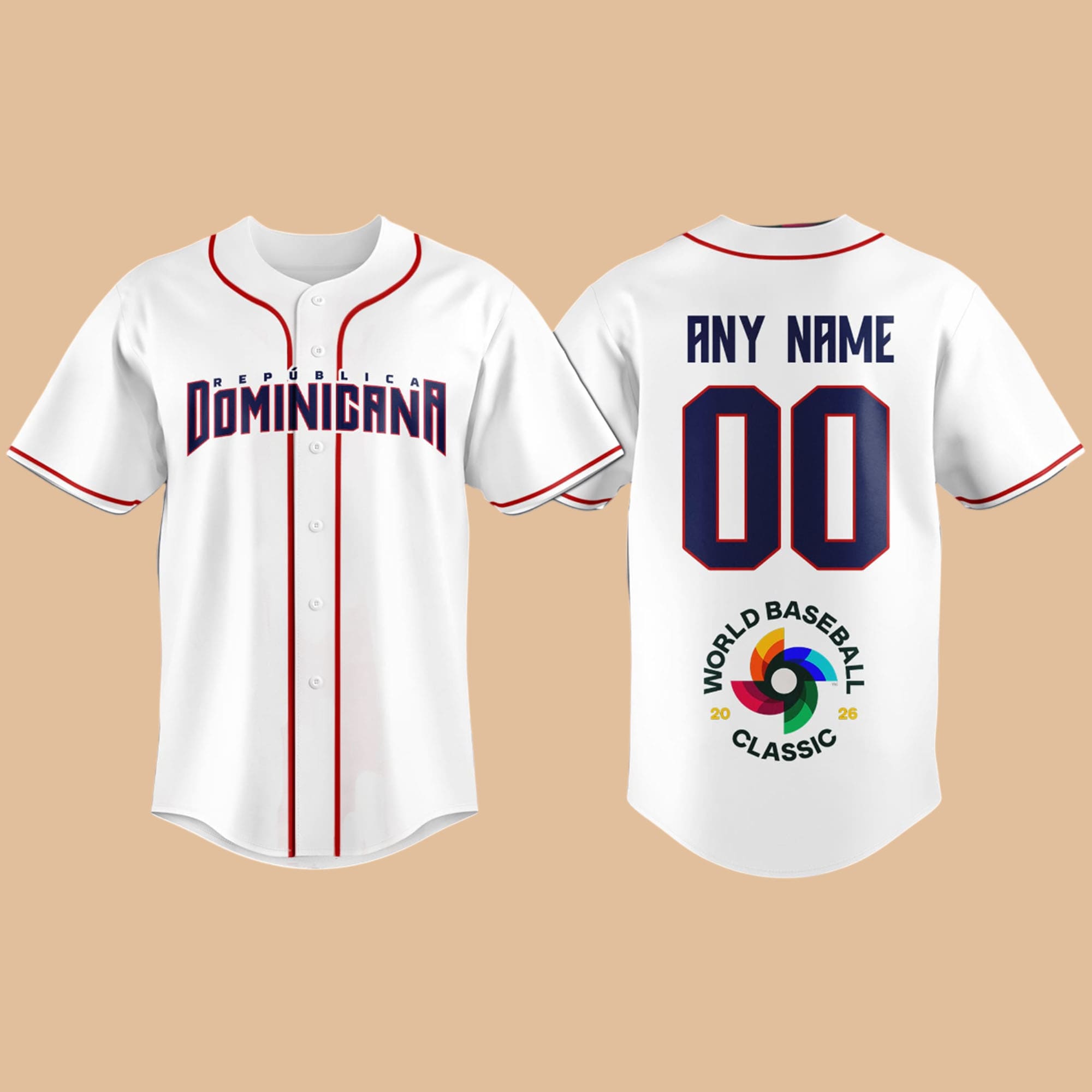 Dominican Republic 2026 World Baseball Classic Jersey 3 Dominican Republic 2026 World Baseball Classic Jersey 3