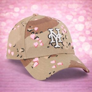 2026 Mets Camo Hearts Valentine's Day Hat 1