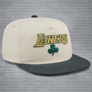 2026 Los Angeles Lakers Patrick’s Day Metallic Hat