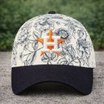 Houston Astros Spring Floral Navy Snapback Hat