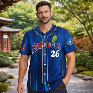 2026 Angels Salvadoran Heritage Day Jersey Giveaway 1