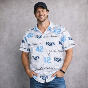 Tampa Bay Rays 2026 Jackie Robinson Day Hawaiian Shirt
