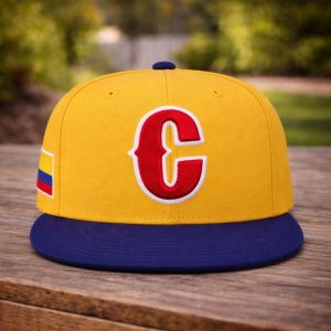 Colombia World Baseball Classic 2026 Yellow Navy Hat