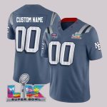 New England Patriots 2026 USA 250 Super Bowl LX Custom Jersey