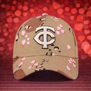 2026 Twins Camo Hearts Valentine’s Day Hat