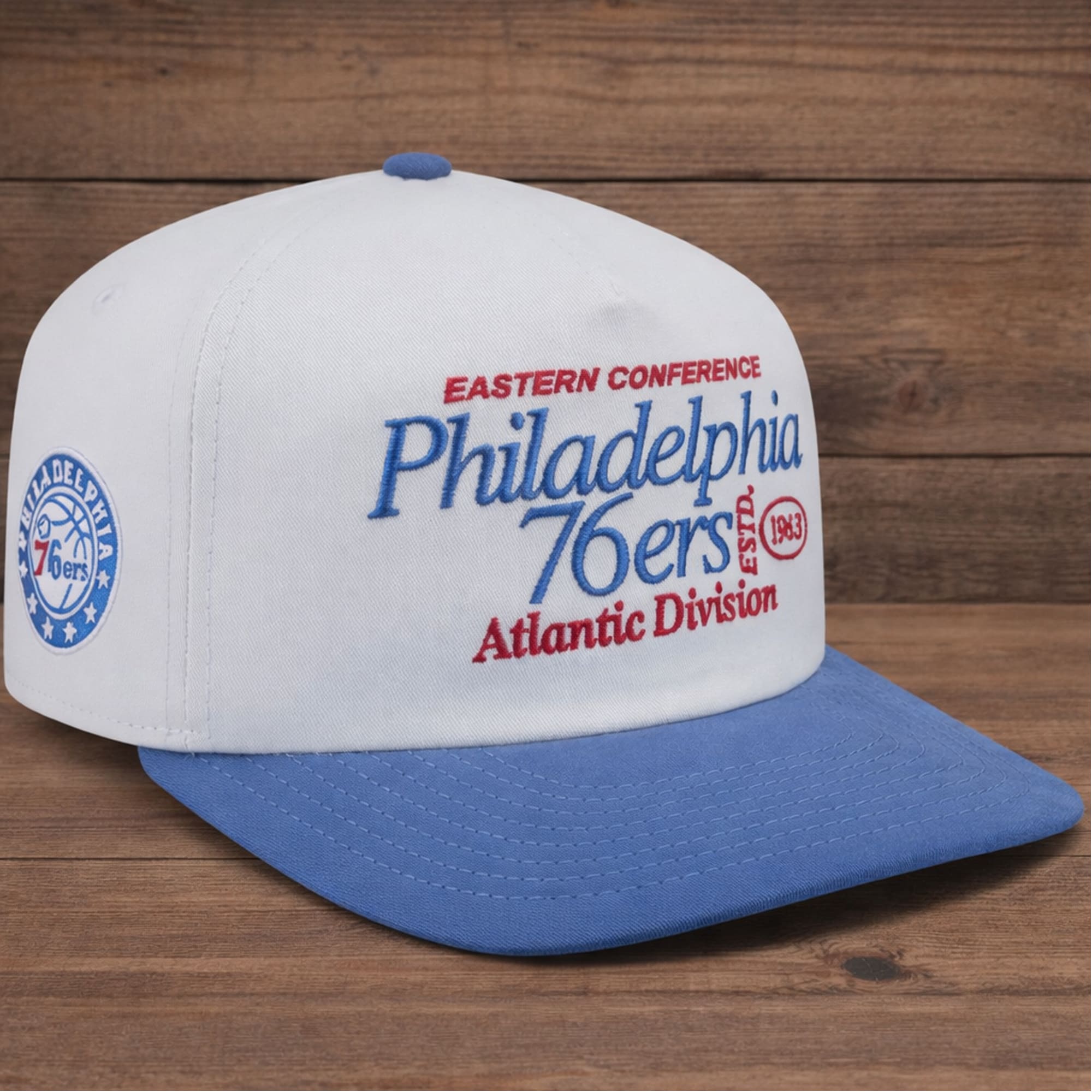 Philadelphia 76ers Eastern Conference Atlantic Division 1963 Hat Philadelphia 76ers Eastern Conference Atlantic Division 1963 Hat