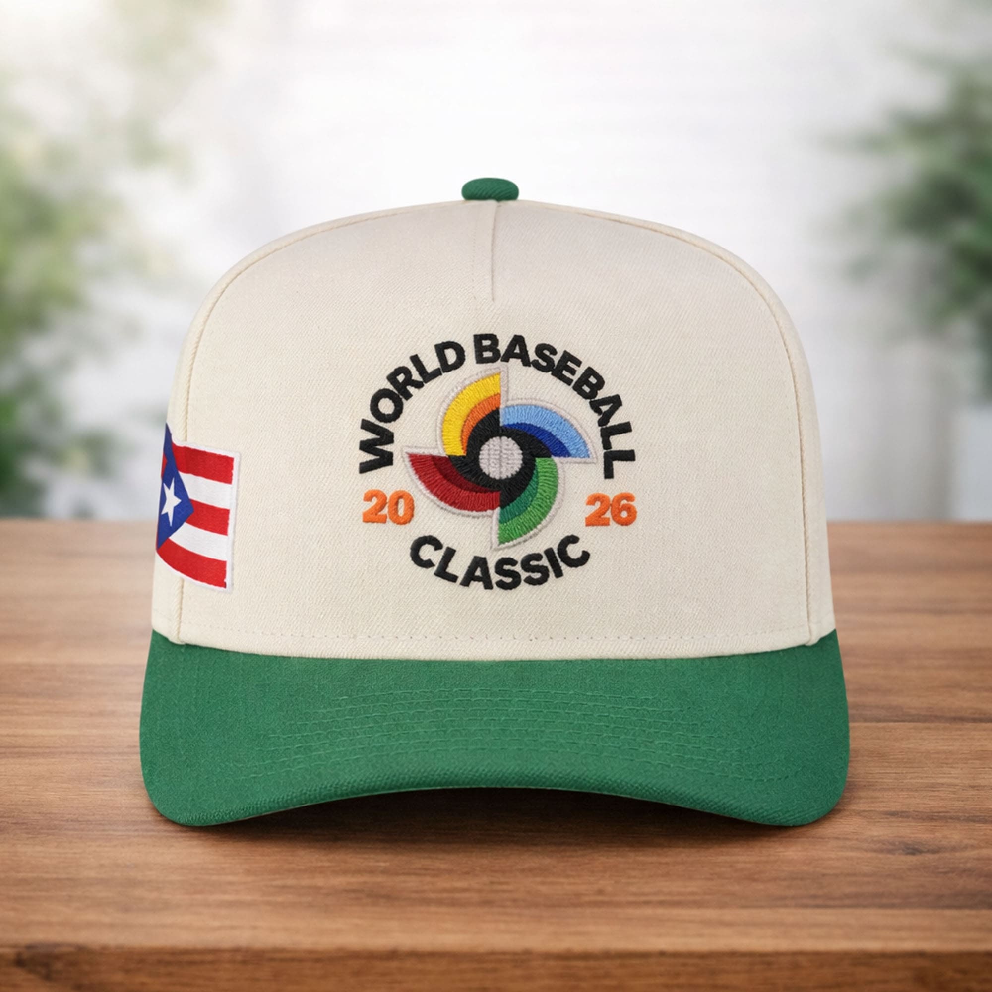 Puerto Rico 2026 World Baseball Classic Chrome White Snapback Hat Puerto Rico 2026 World Baseball Classic Chrome White Snapback Hat