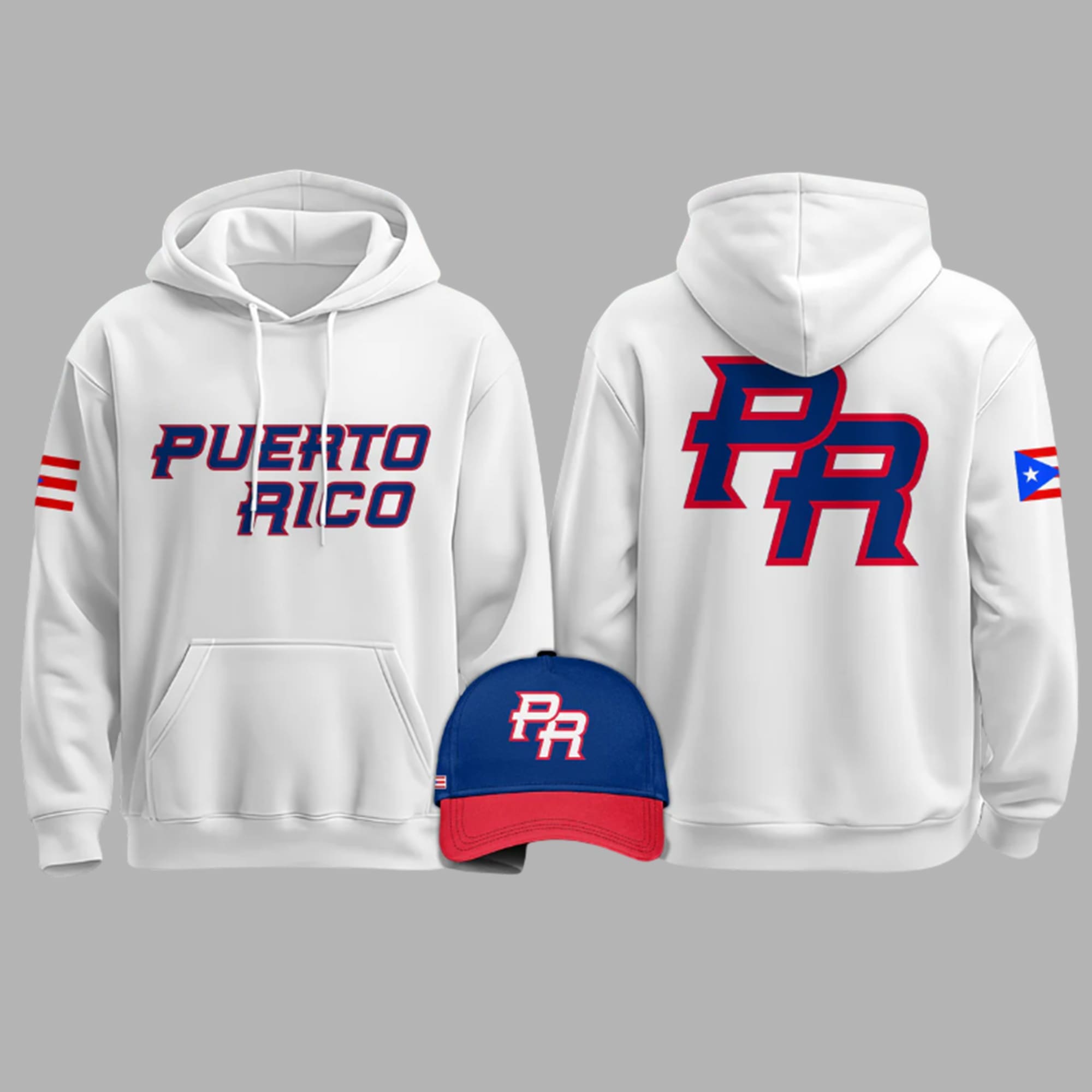 Puerto Rico 2026 World Baseball Classic Hoodie Puerto Rico 2026 World Baseball Classic Hoodie