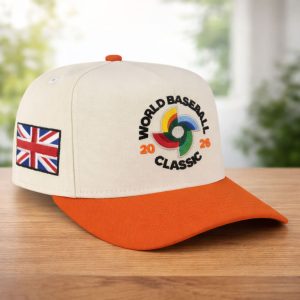 Union Jack 2026 World Baseball Classic Chrome White Snapback Hat 1 Union Jack 2026 World Baseball Classic Chrome White Snapback Hat