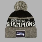 Seattle Seahawks 2026 Super Bowl Champions LIX Knit Beanie Hat