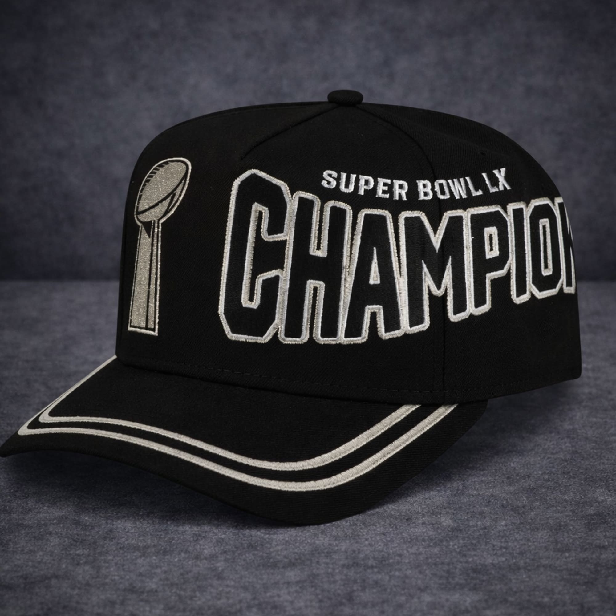 Seattle Seahawks 2026 Super Bowl LX Champions Black Snapback Hat Seattle Seahawks 2026 Super Bowl LX Champions Black Snapback Hat