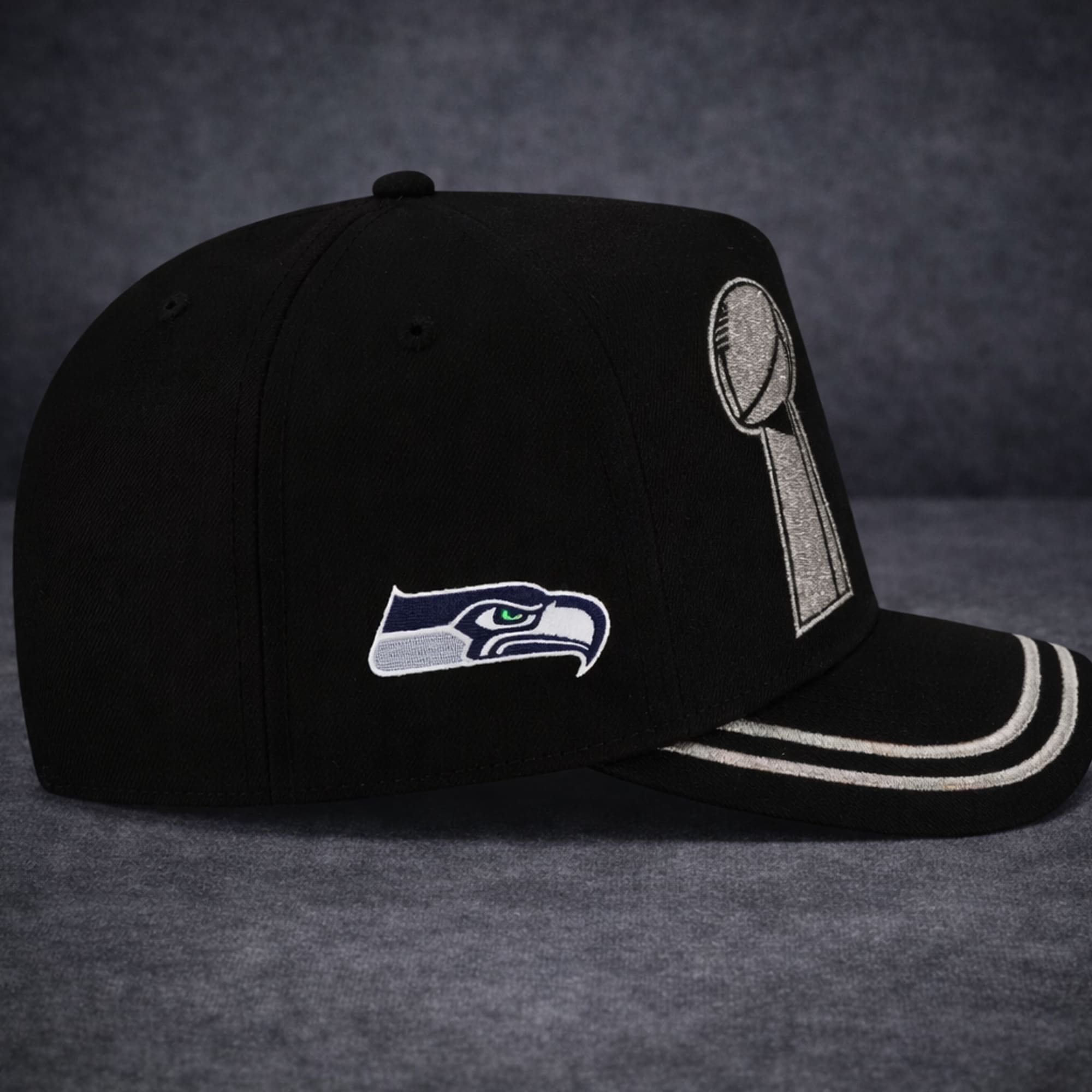 Seattle Seahawks 2026 Super Bowl LX Champions Black Snapback Hat Seattle Seahawks 2026 Super Bowl LX Champions Black Snapback Hat
