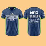 Seattle Seahawks NFC Champions Super Bowl Baseball Jersey