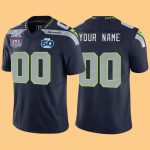 Seattle Seahawks Super Bowl LX 50th Anniversary Personalized Jersey