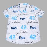 Tampa Bay Rays 2026 Jackie Robinson Day Hawaiian Shirt