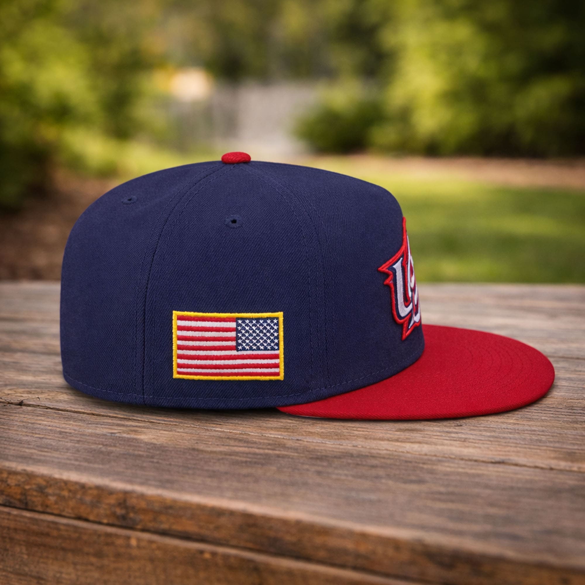 USA World Baseball Classic 2026 Navy Red Hat USA World Baseball Classic 2026 Navy Red Hat