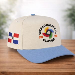Dominican Republic 2026 World Baseball Classic Chrome White Snapback Hat 1 Dominican Republic 2026 World Baseball Classic Chrome White Snapback Hat 1
