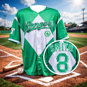 2026 Texas Rangers Green Josh Smith Power Giveaway Jersey