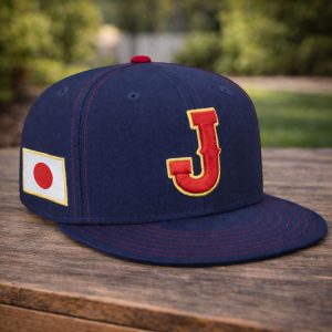 Japan World Baseball Classic 2026 Navy Red Hat