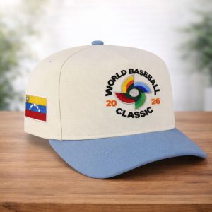 Venezuela 2026 World Baseball Classic Chrome White Snapback Hat