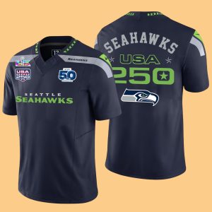 Seattle Seahawks USA 250 Super Bowl LX 50th Anniversary Football Jersey