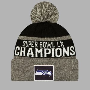 Seattle Seahawks 2026 Super Bowl Champions LIX Knit Beanie Hat