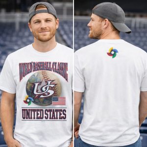 USA 2026 World Baseball Classic T Shirt 1