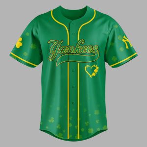 Yankees 2026 Patrick’s Day Lucky Custom Jersey 1