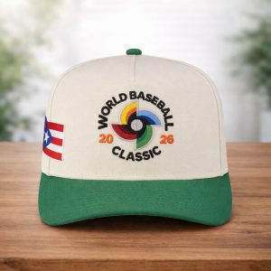 Puerto Rico 2026 World Baseball Classic Chrome White Snapback Hat