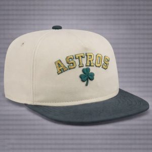 2026 Houston Astros Patrick’s Day Metallic Hat 1