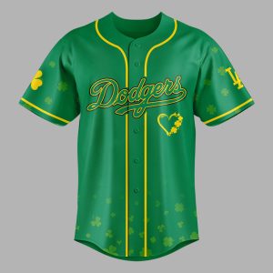 Dodgers 2026 Patrick’s Day Lucky Custom Jersey 1 Dodgers 2026 Patrick’s Day Lucky Custom Jersey 1