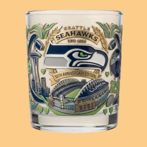 Seattle Seahawks 1976 2026 50th Anniversary Whiskey Glass 1 Seattle Seahawks 1976 2026 50th Anniversary Whiskey Glass 1