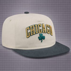 2026 Chicago Bulls Patrick’s Day Metallic Hat 1
