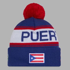 Puerto Rico 2026 World Baseball Classic Knit Beanie Hat 1 Puerto Rico 2026 World Baseball Classic Knit Beanie Hat 1
