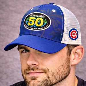 2026 Cubs Survivor 50 Trucker Hat Giveaway 1