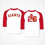 2026 Giants Chinese Heritage Night Raglan Sleeve T-shirt Giveaways