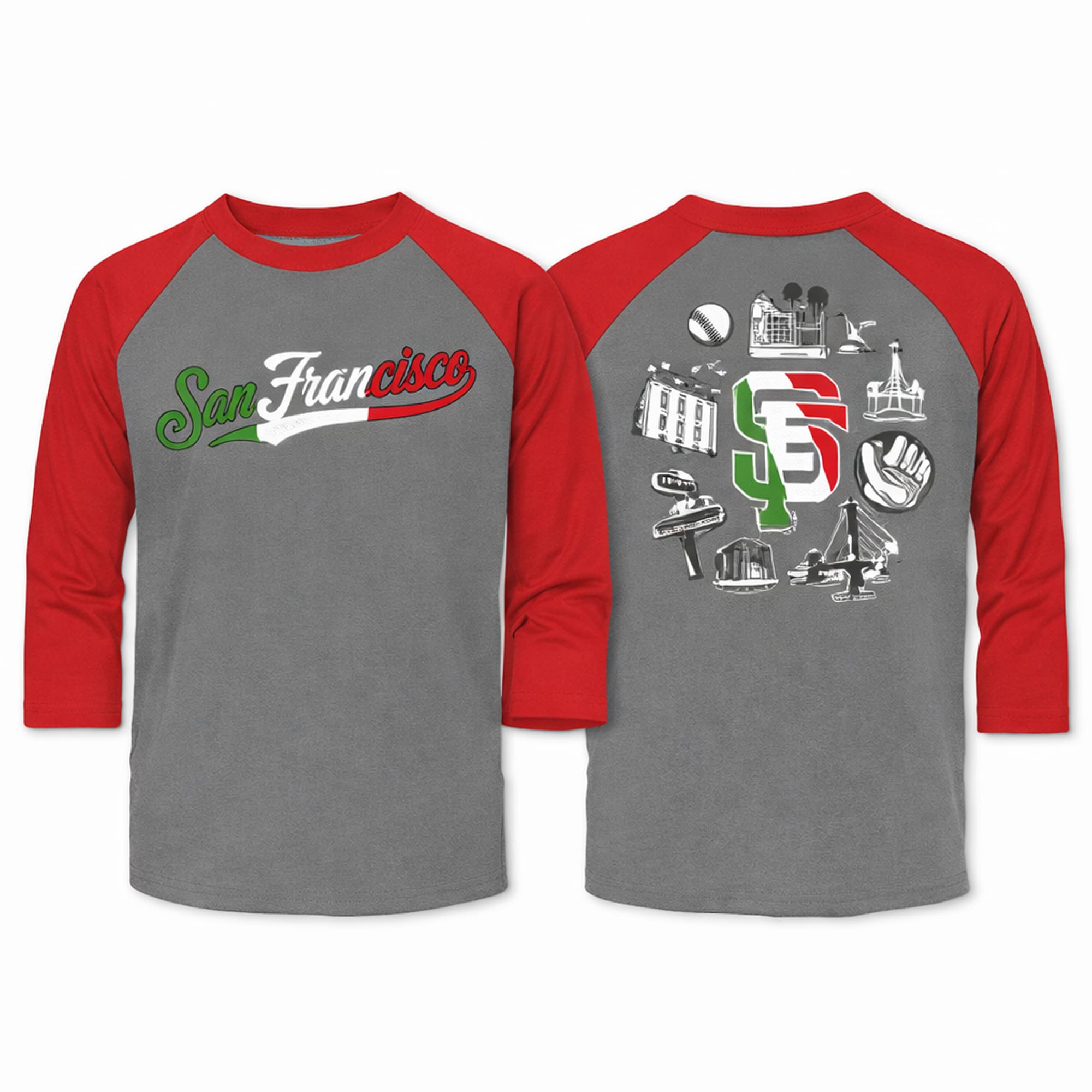 2026 Giants Italian Heritage Night Raglan Sleeve Shirt Giveaway 2026 Giants Italian Heritage Night Raglan Sleeve Shirt Giveaway