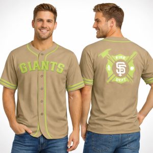 2026 Giants Firefighter Appreciation Night Jersey Giveaways 1