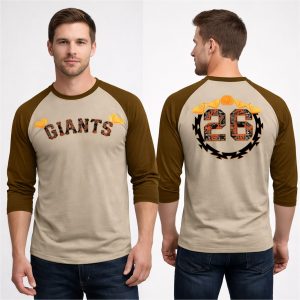 2026 Giants Native American Heritage Night Raglan Sleeve Shirt Giveaway 1 2026 Giants Native American Heritage Night Raglan Sleeve Shirt Giveaway 1